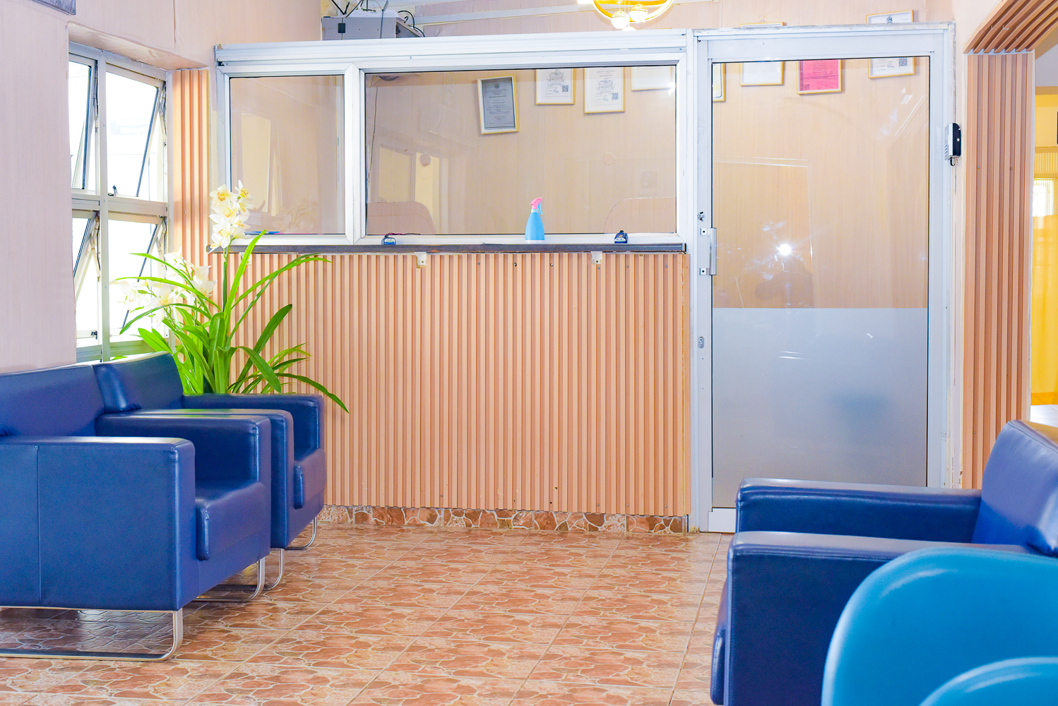 Inside the Mariland Medical centre reception