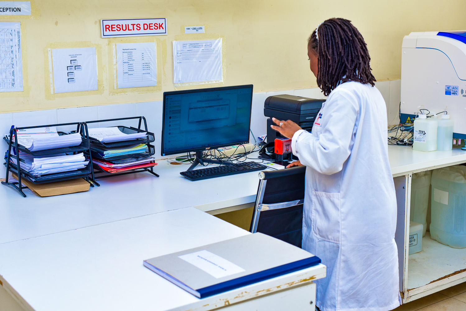 Mariland staff at work