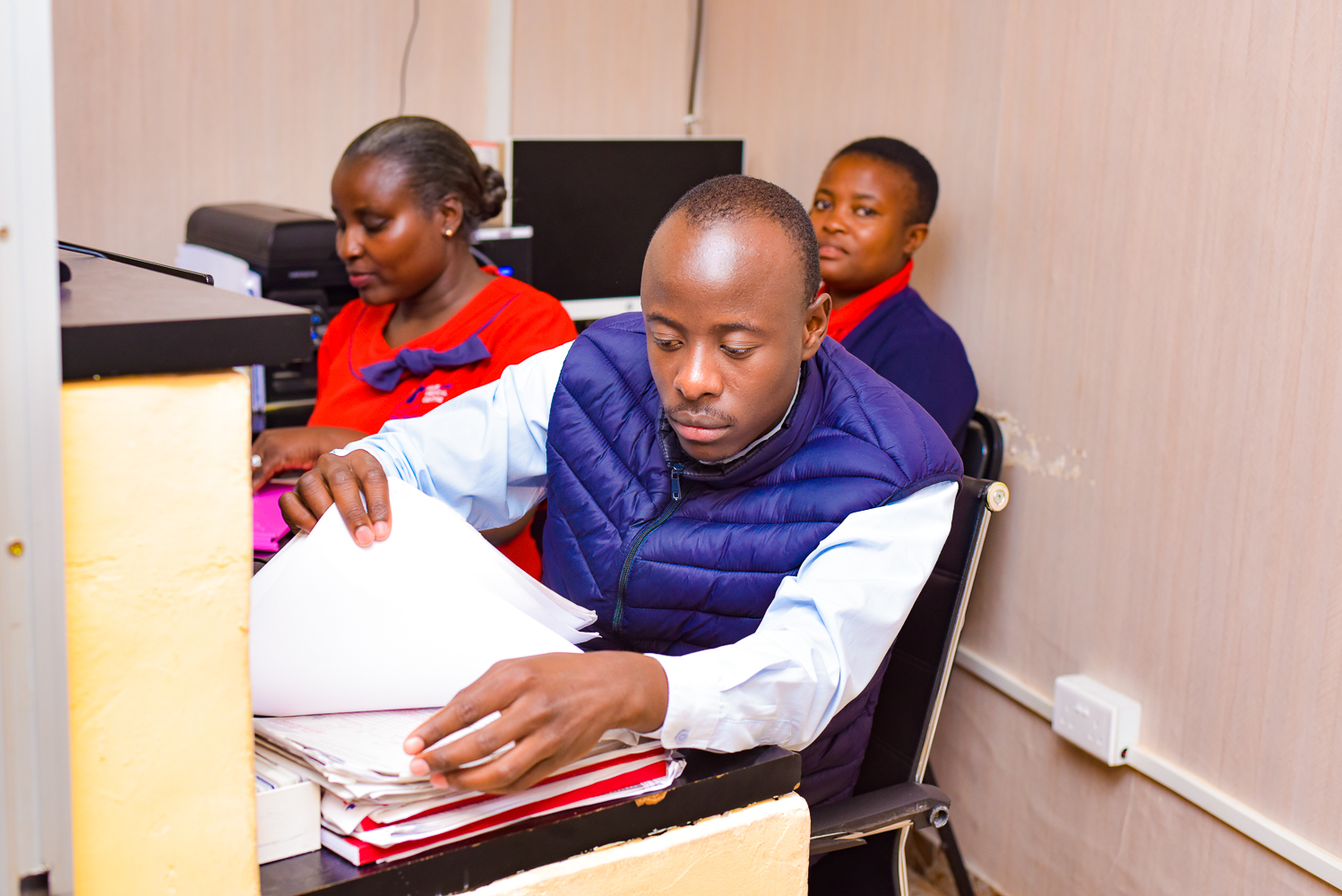 Mariland staff at work