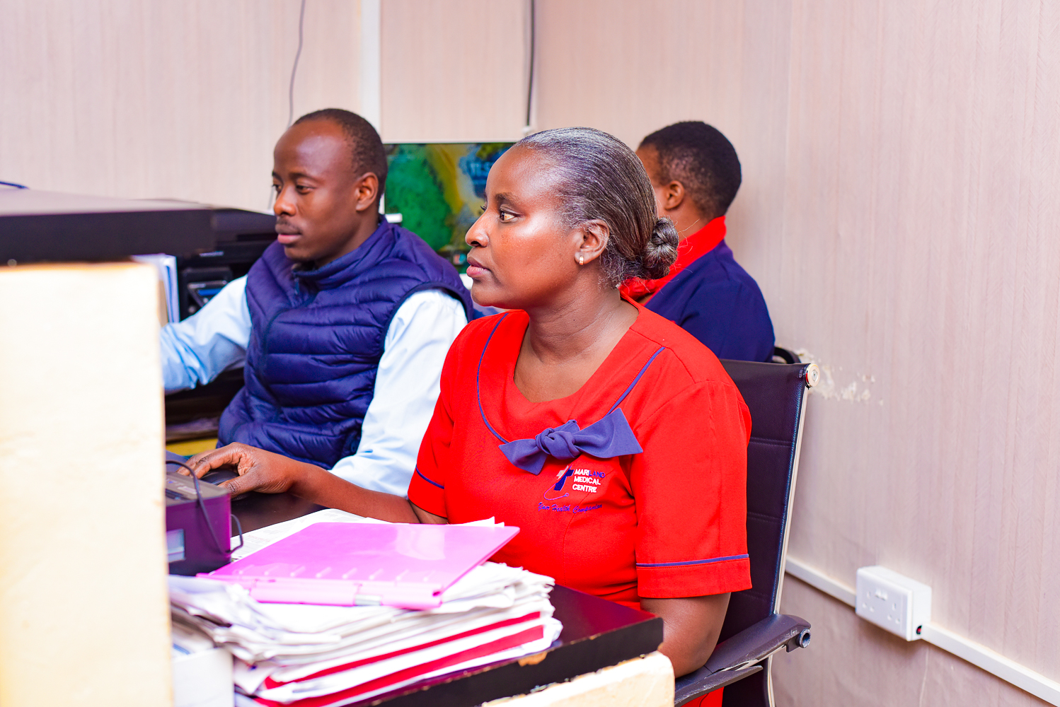 Mariland staff at work